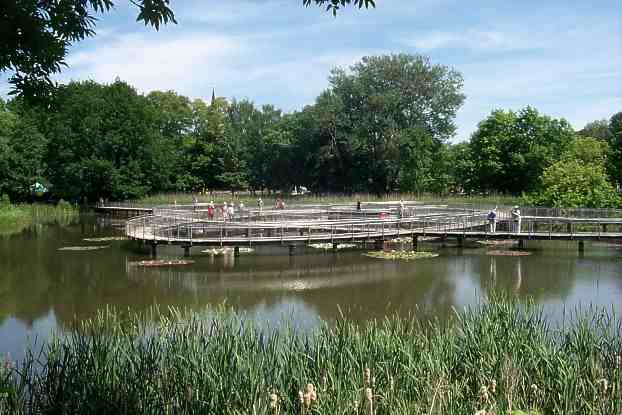 Seerosen Arena im BUGA Gelnde Optikpark Rathenow