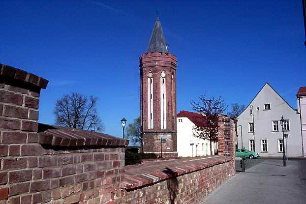 Neustädtischer Mühlentorturm in der Stadt Brandenburg