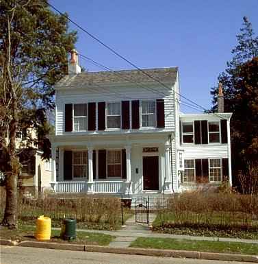 Einsteinhaus in der Mercer Street - Princeton/USA - Foto: Prof. Lionel Gossman USA