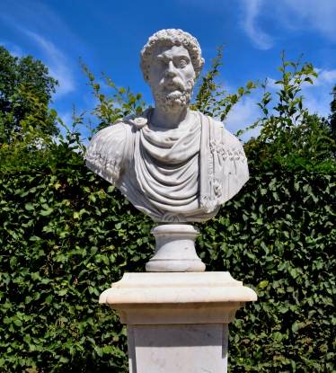 rm. Kaiser Marc Aurel - Mohrenrondell in Sanssouci.
