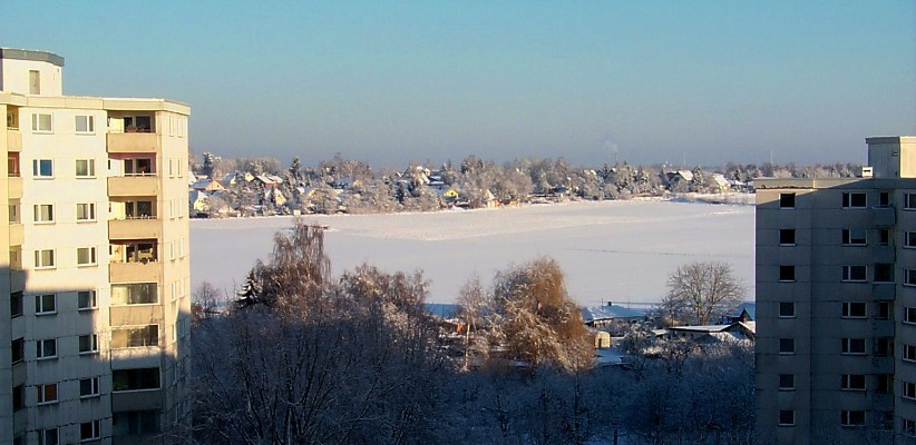 Blick vom MV zum letzten Ackerfeld.