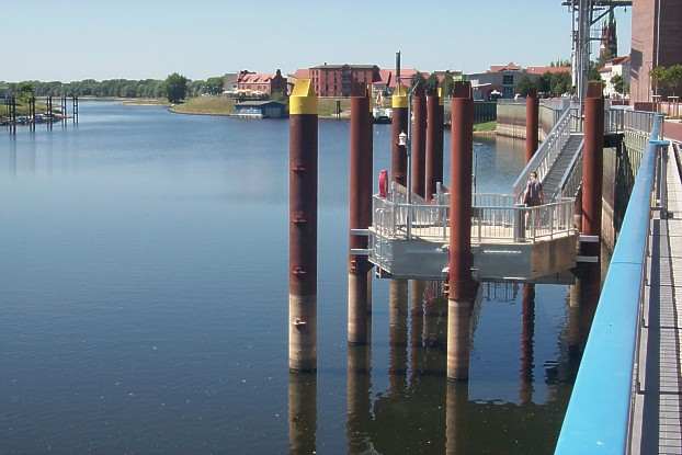 Blick ber die Stebnitz (Elbe) bei Wittenberge